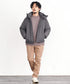 チャコールグレー MODEL : PEKEPON 175cm 60kg Lsize
